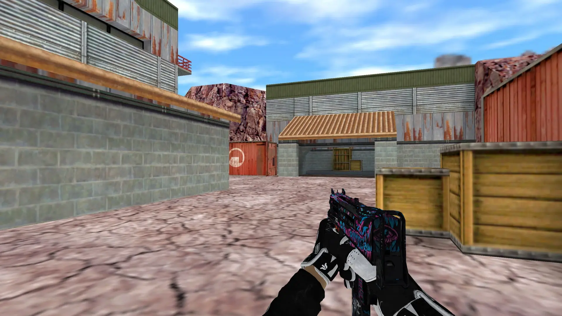 MAC-10 — Batureis Sport Gloves Pack — de_nuke (first person)