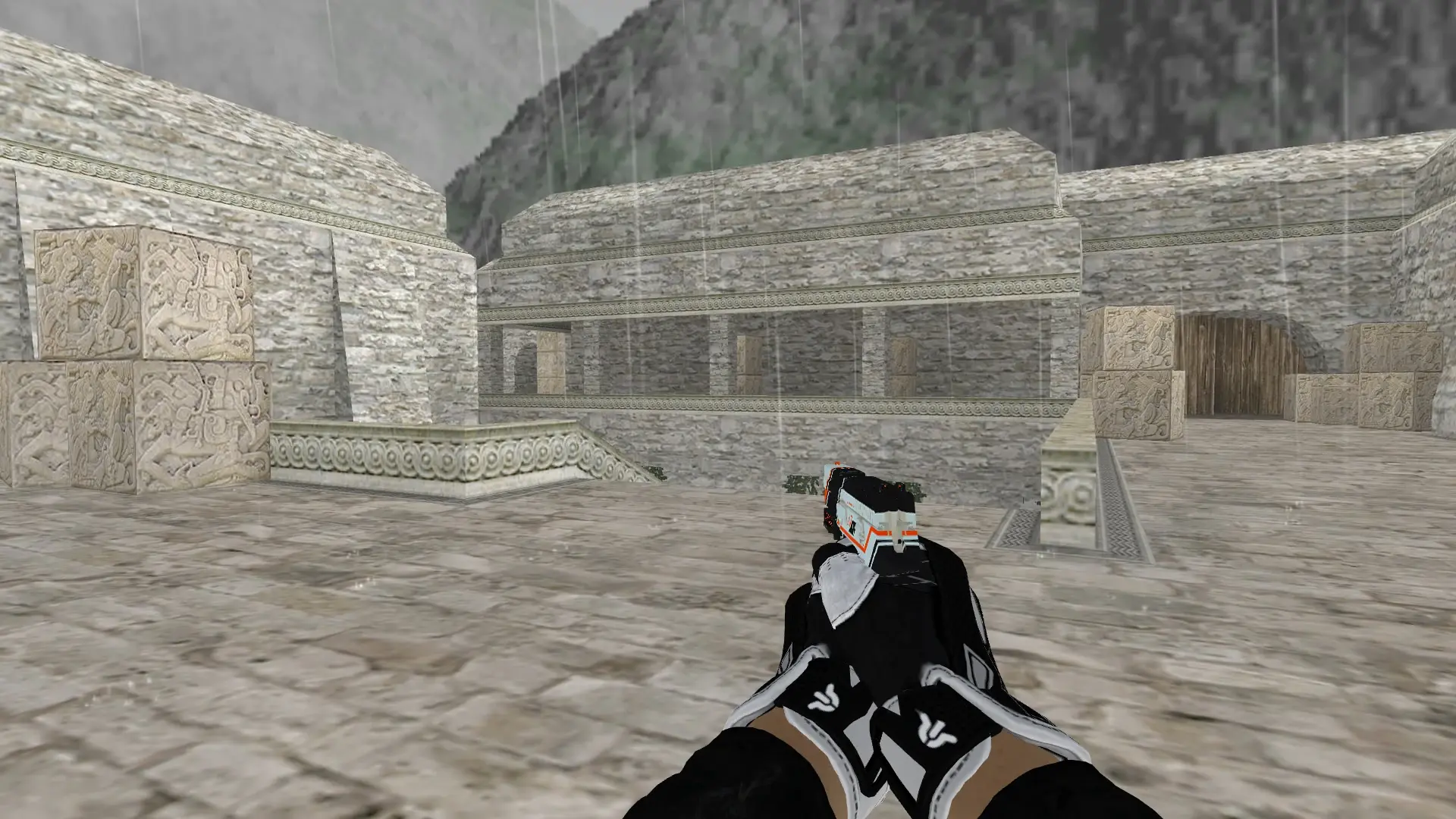 P228 — Batureis Sport Gloves Pack — de_aztec (first person)