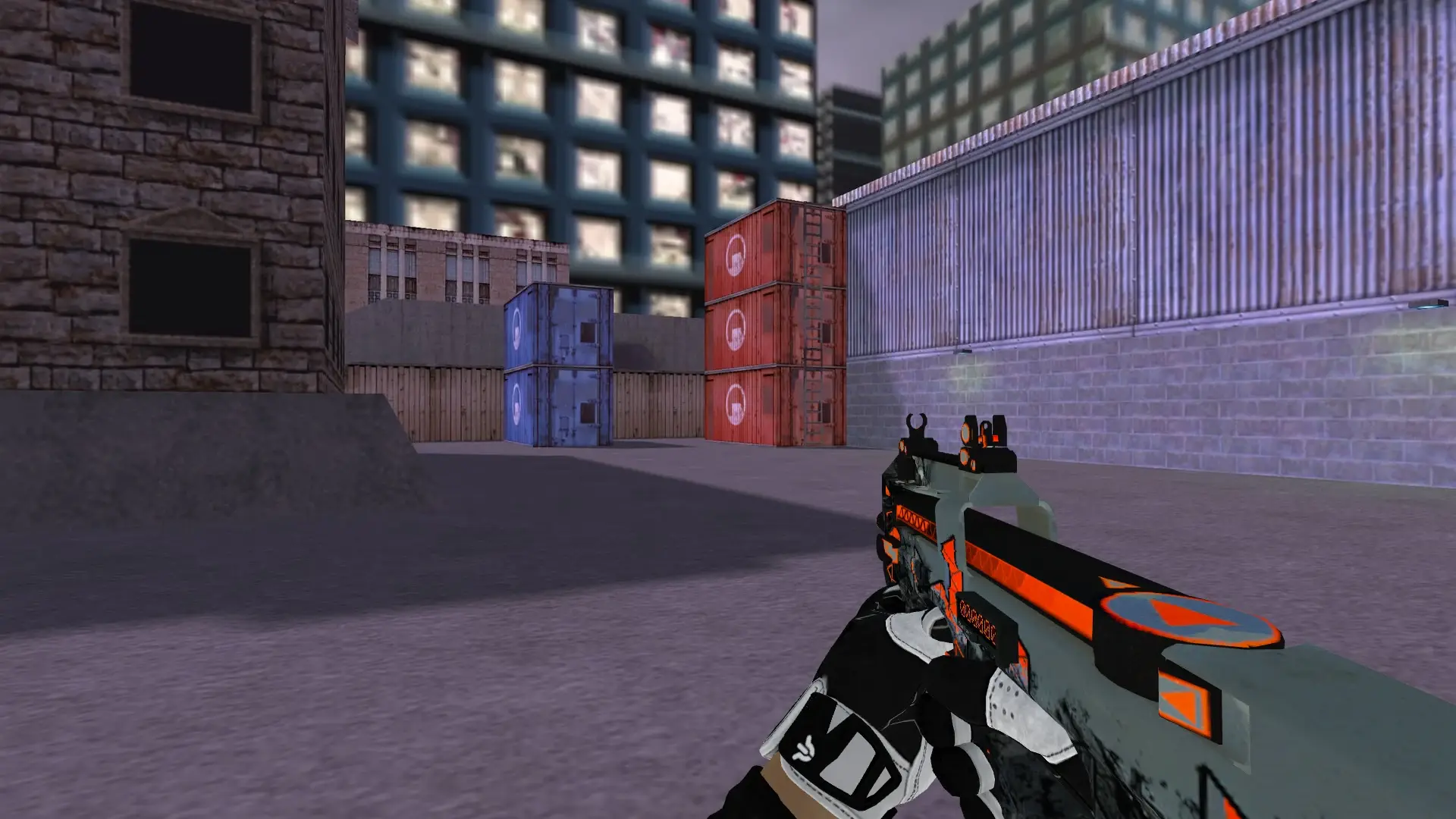 P90 — Batureis Sport Gloves Pack — cs_assault (first person)