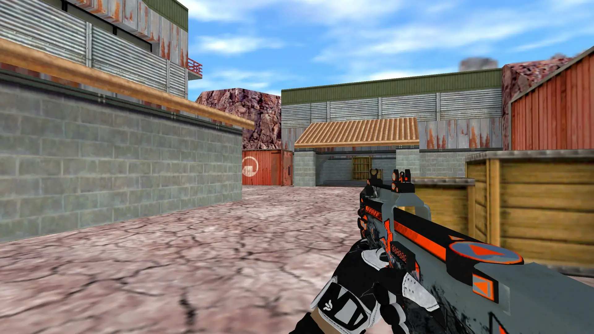 P90 — Batureis Sport Gloves Pack — de_nuke (first person)