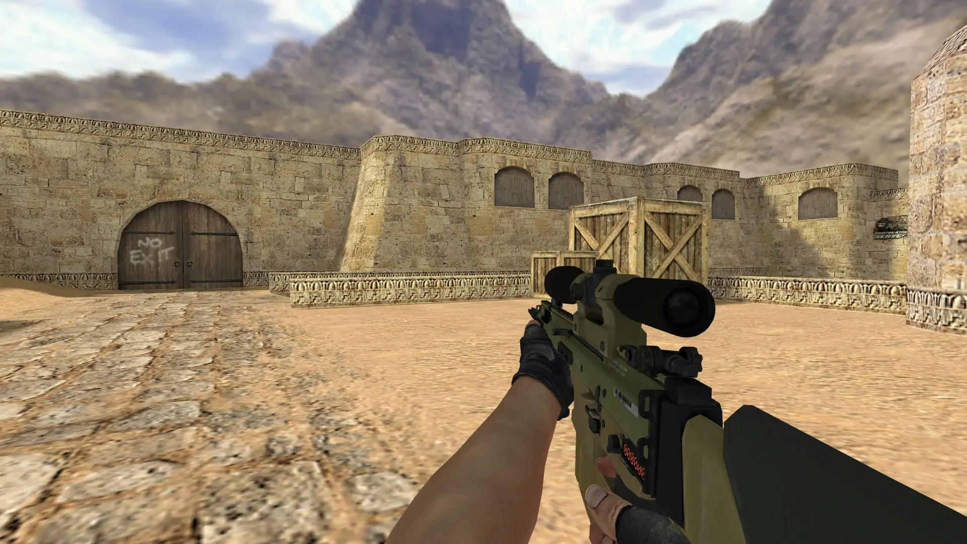 SG550 — Batureis Sport Gloves Pack — de_dust2 (first person)