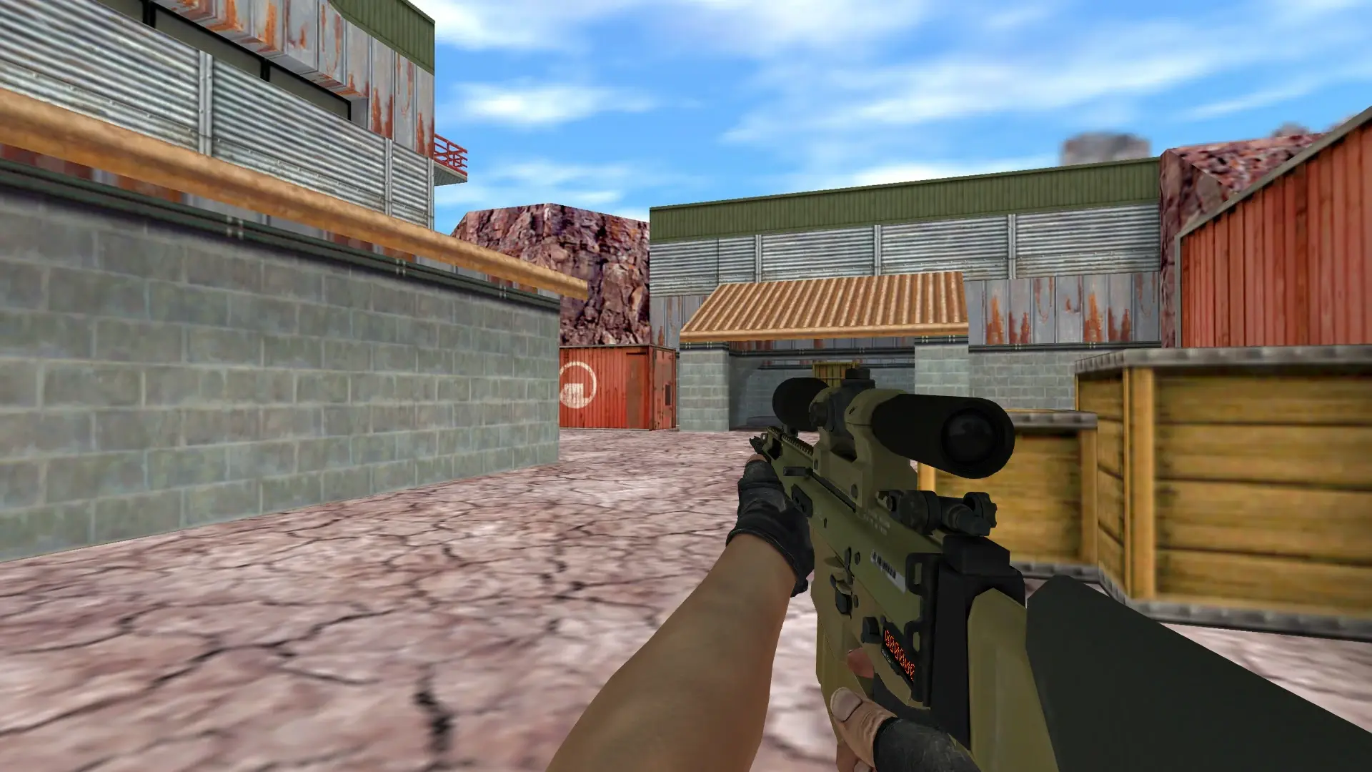 SG550 — Batureis Sport Gloves Pack — de_nuke (first person)