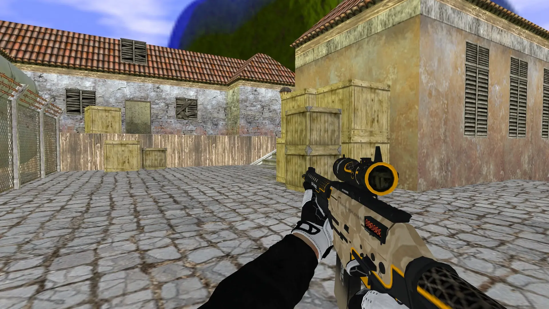 SG552 — Batureis Sport Gloves Pack — de_inferno (first person)