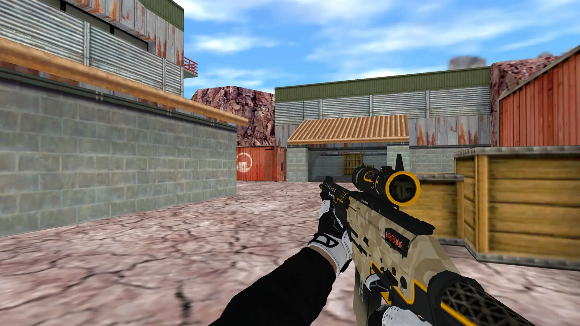 SG552 — Batureis Sport Gloves Pack — de_nuke (first person)