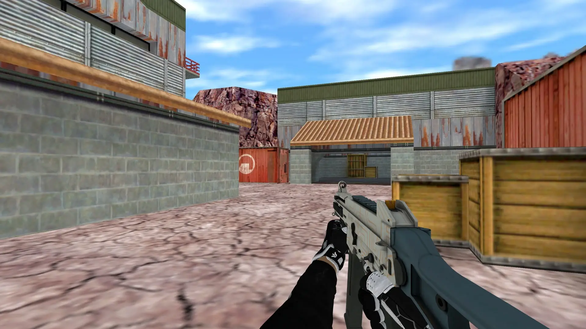 UMP-45 — Batureis Sport Gloves Pack — de_nuke (first person)