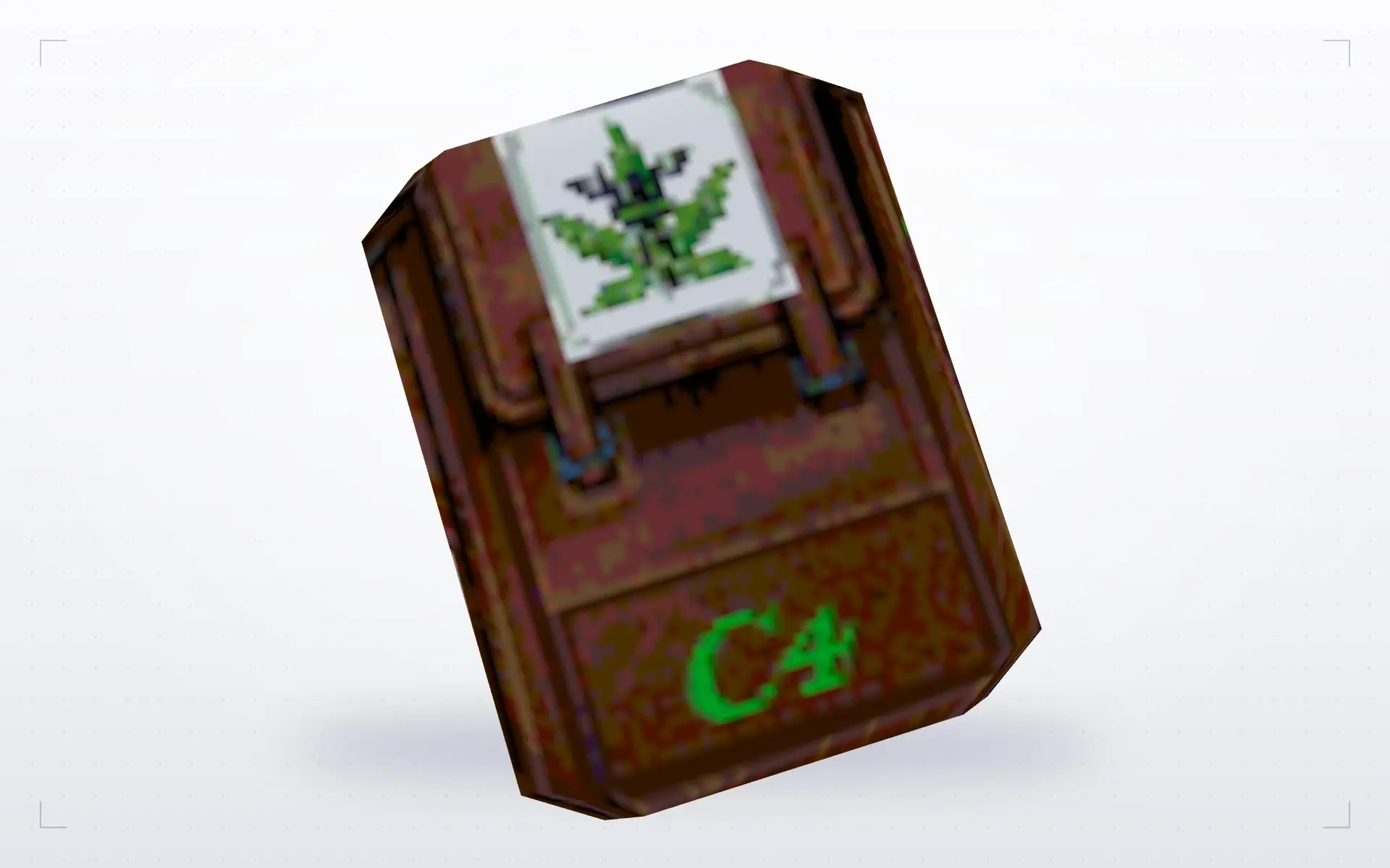 Marijuana Backpack — top view