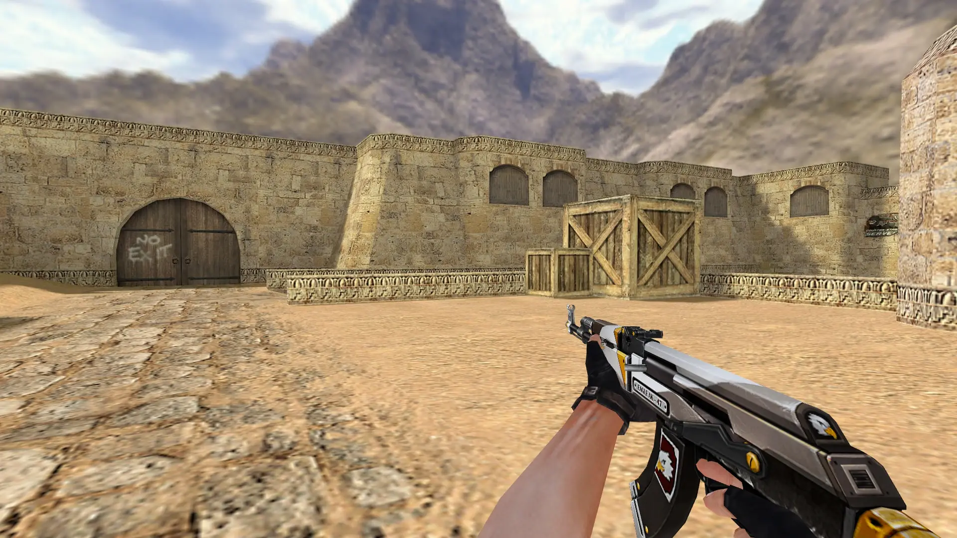 AK-47: Eagle Paint Weapon Pack — de_dust2 (first person)