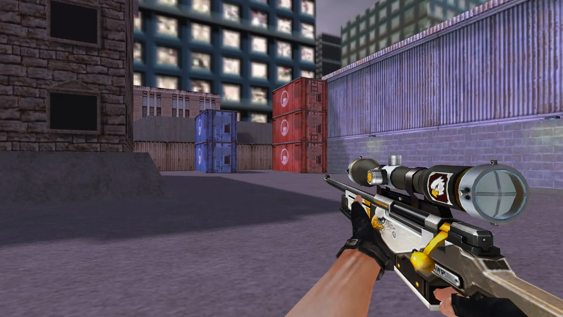 AWP: Eagle Paint Weapon Pack — cs_assault (first person)