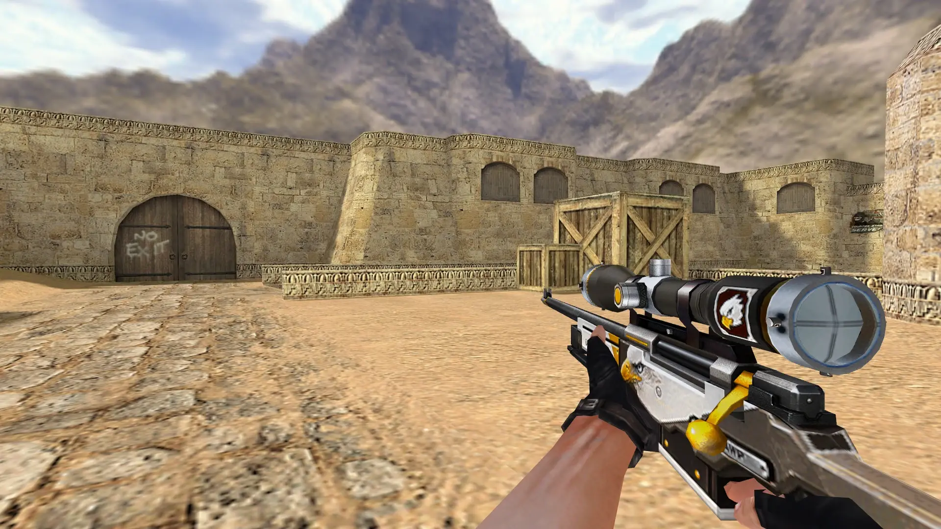 AWP: Eagle Paint Weapon Pack — de_dust2 (first person)