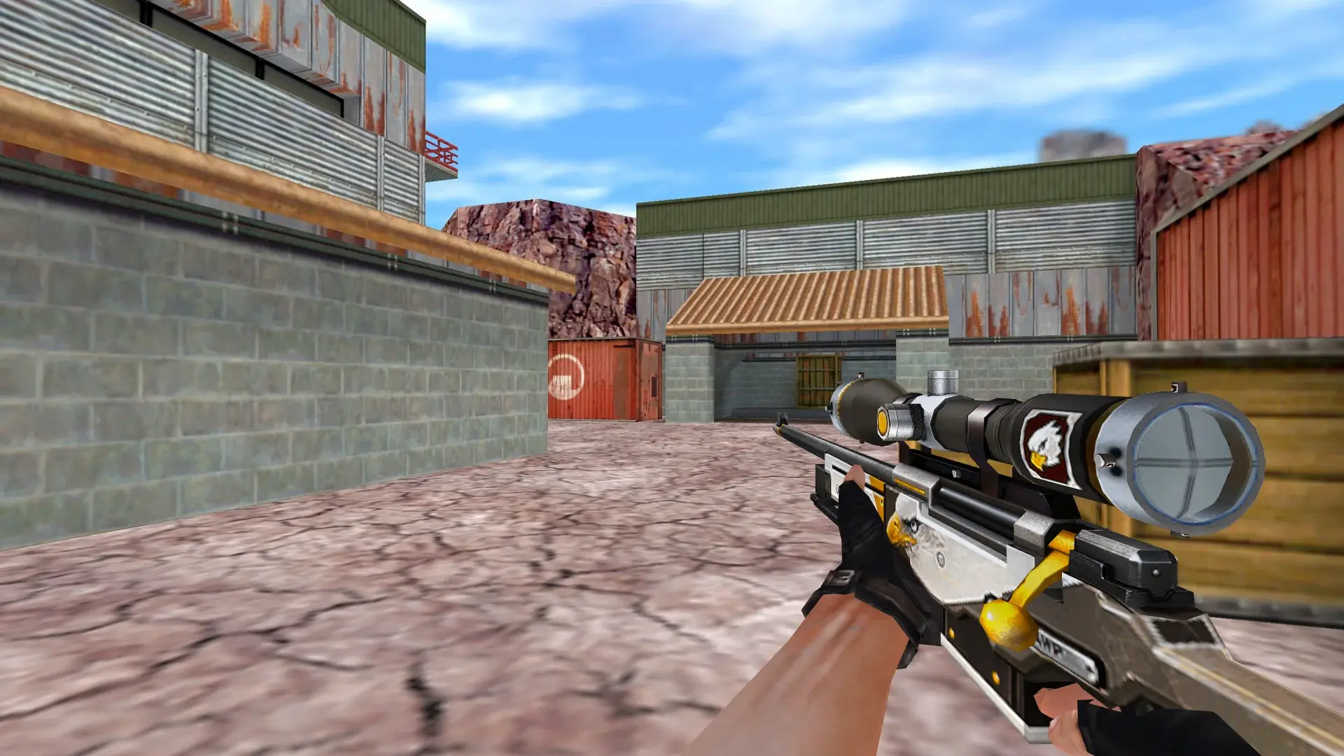 AWP: Eagle Paint Weapon Pack — de_nuke (first person)