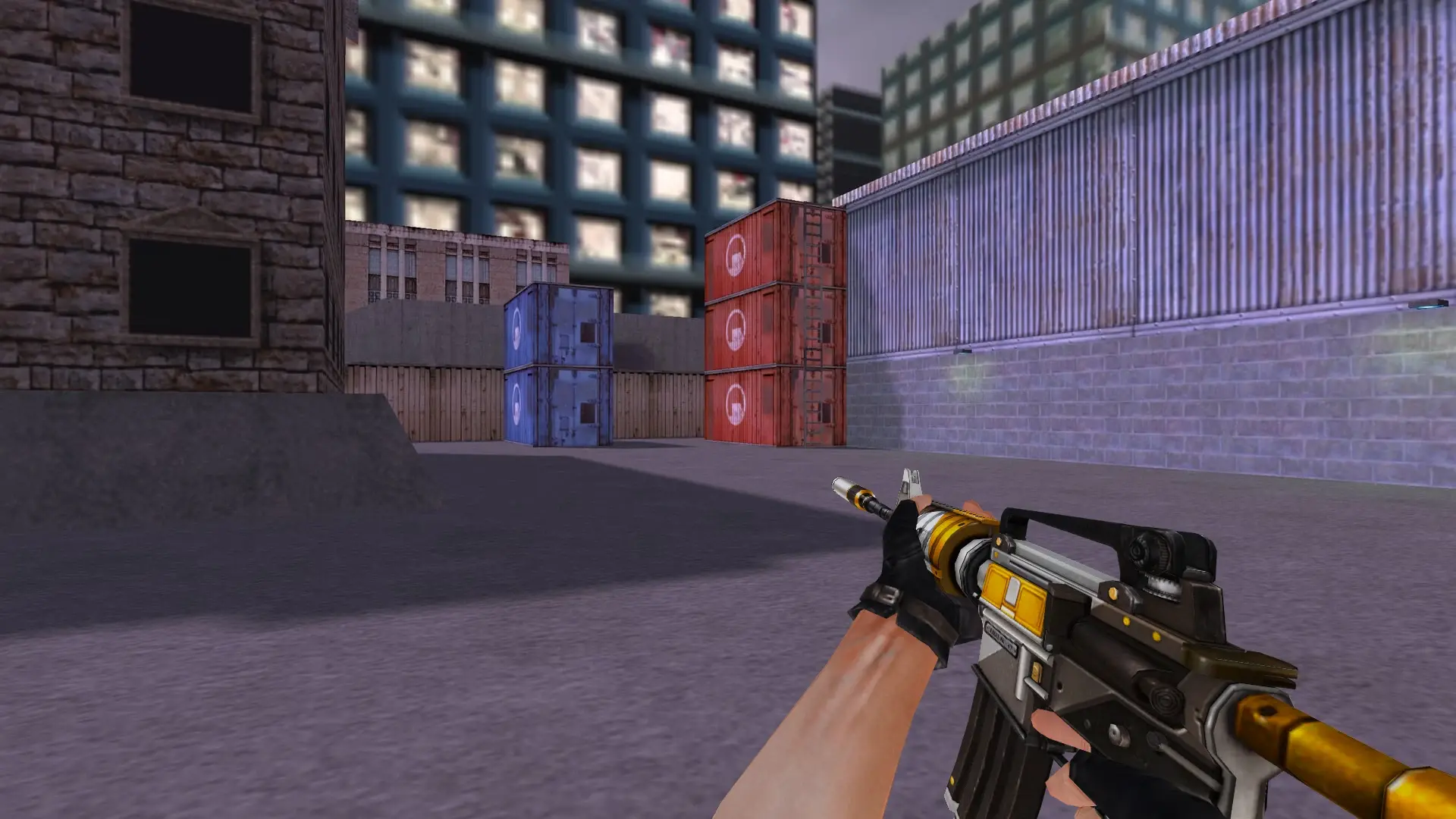 M4A1: Eagle Paint Weapon Pack — cs_assault (first person)