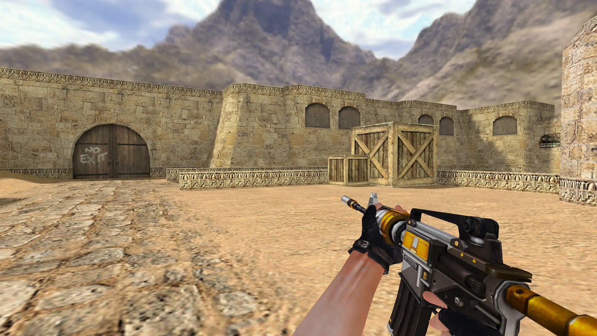 M4A1: Eagle Paint Weapon Pack — de_dust2 (first person)