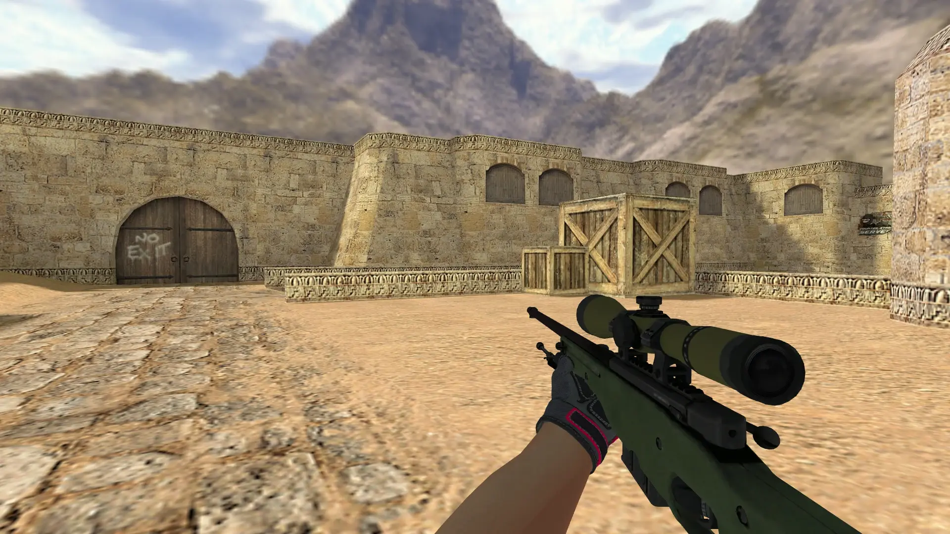 AWP — Na'Vi electronic Inventory — de_dust2 (first person)