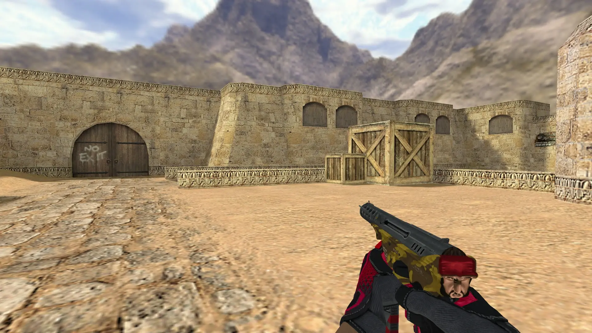 Dual Berettas — Na'Vi electronic Inventory — de_dust2 (first person)