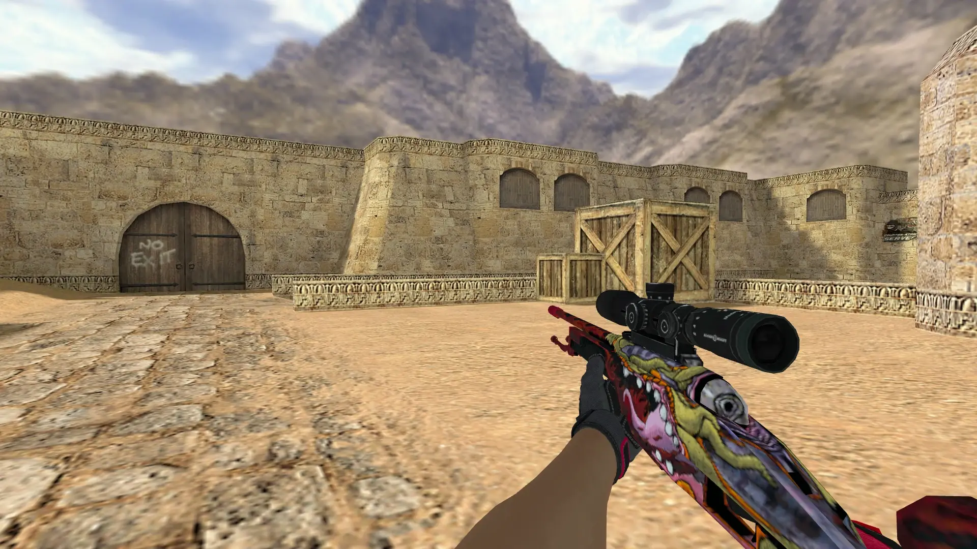 Scout — Na'Vi electronic Inventory — de_dust2 (first person)