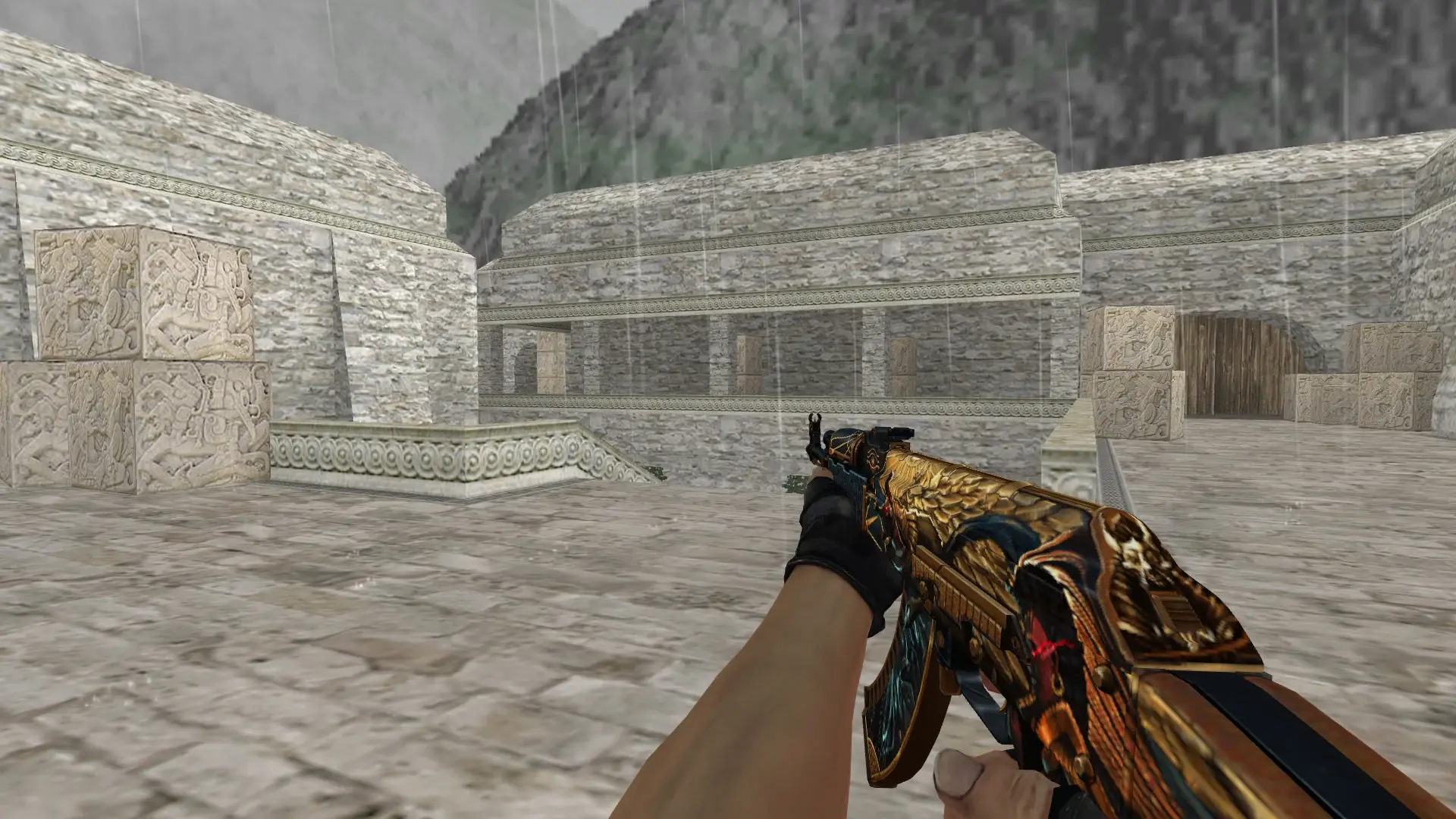 AK-47 — Fracture Case Pack — de_aztec (first person)