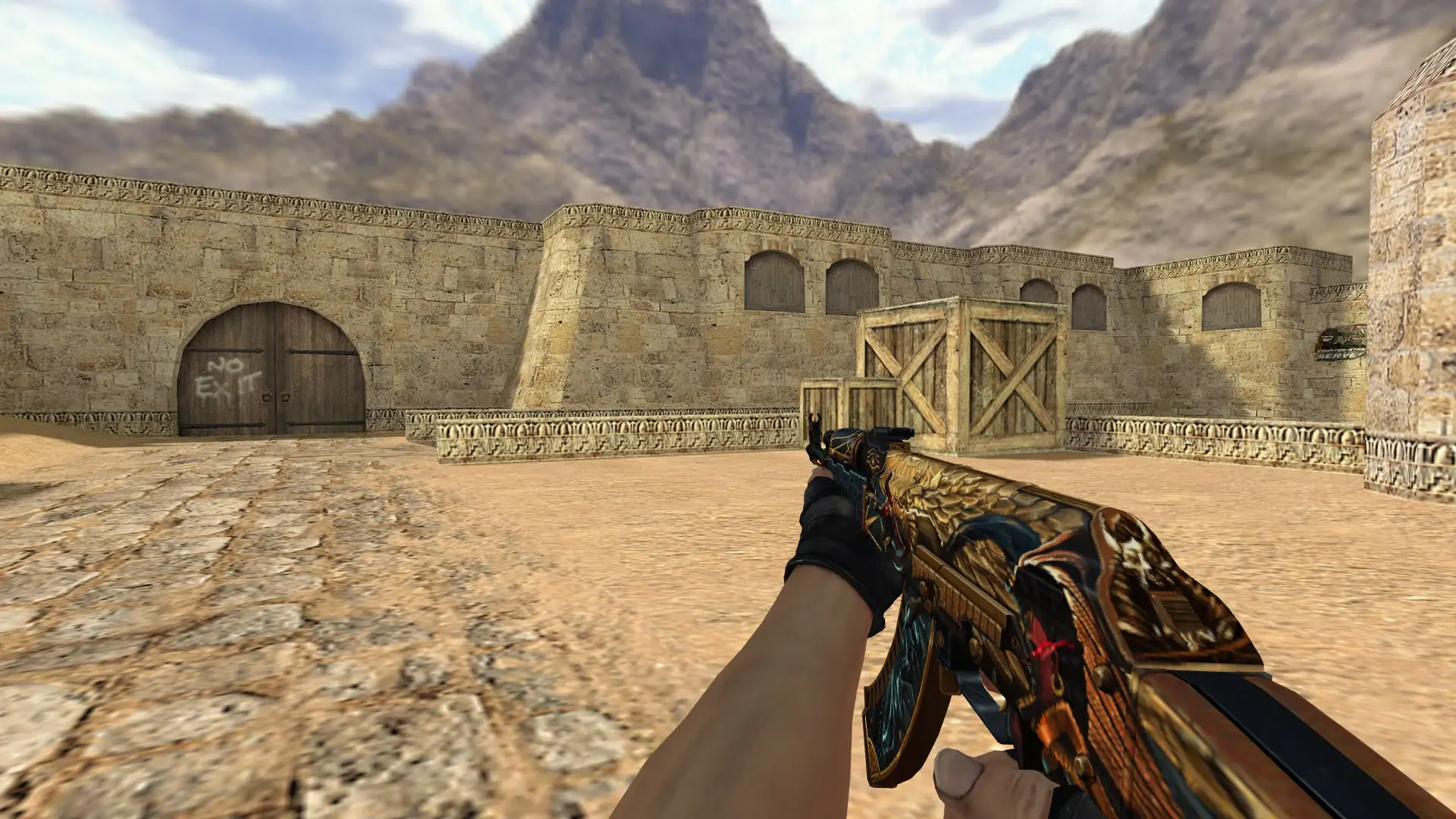 AK-47 — Fracture Case Pack — de_dust2 (first person)