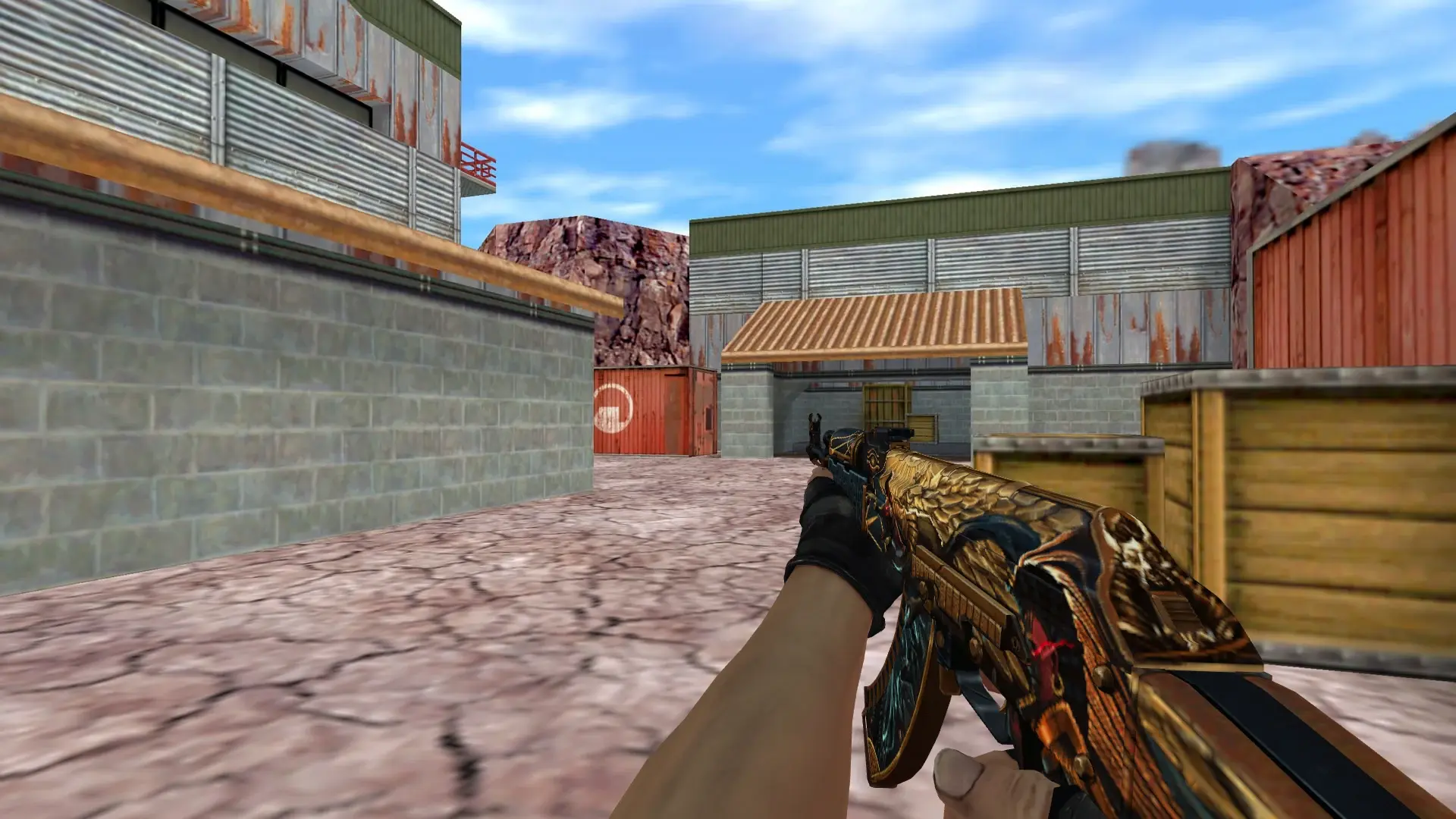 AK-47 — Fracture Case Pack — de_nuke (first person)
