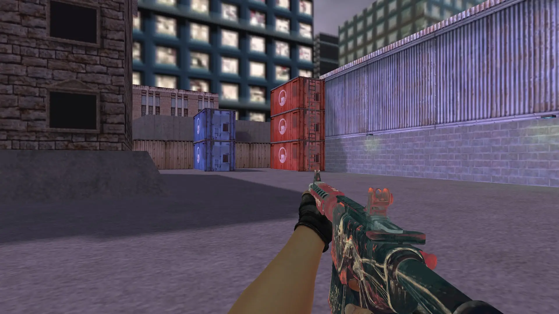 M4A1 — Fracture Case Pack — cs_assault (first person)