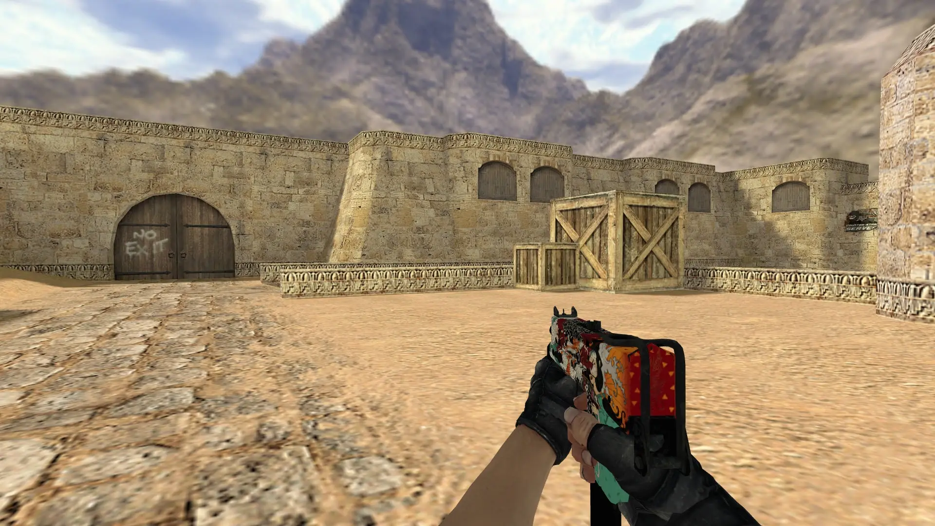 MAC-10 — Fracture Case Pack — de_dust2 (first person)