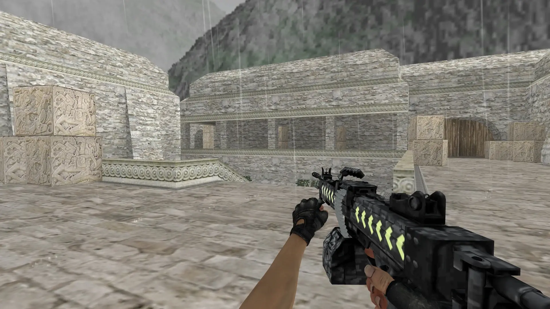 M249 — Fracture Case Pack — de_aztec (first person)