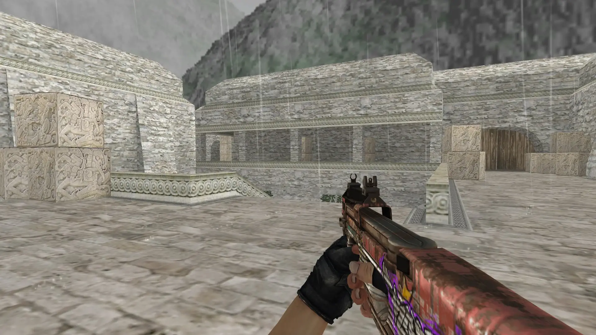P90. Freight — Fracture Case Pack — de_aztec (first person)