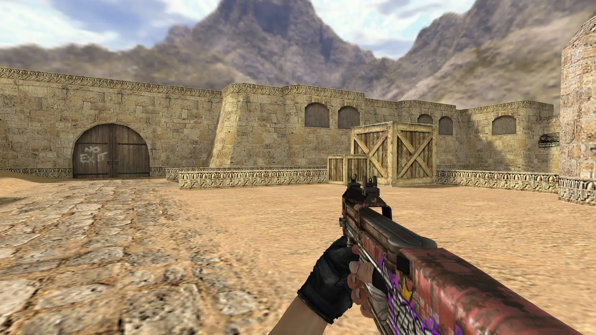P90. Freight — Fracture Case Pack — de_dust2 (first person)