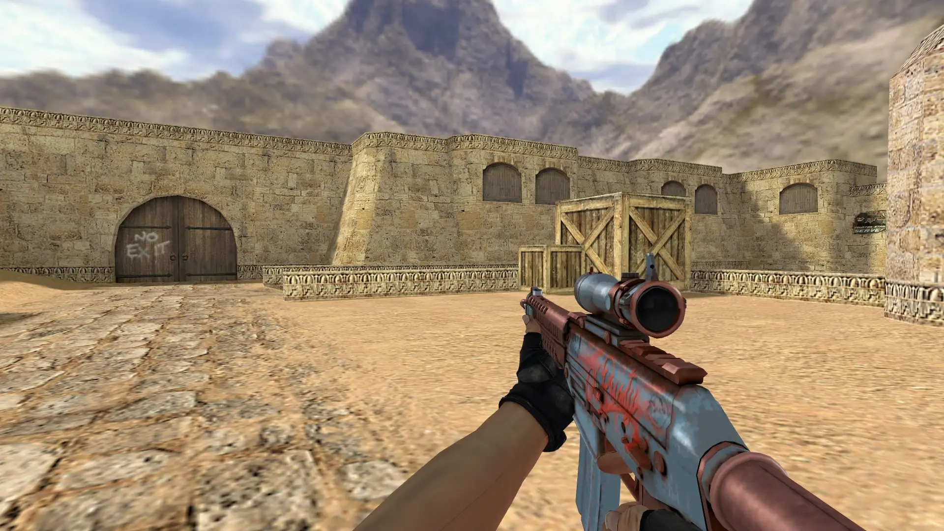 SG552 — Fracture Case Pack — de_dust2 (first person)