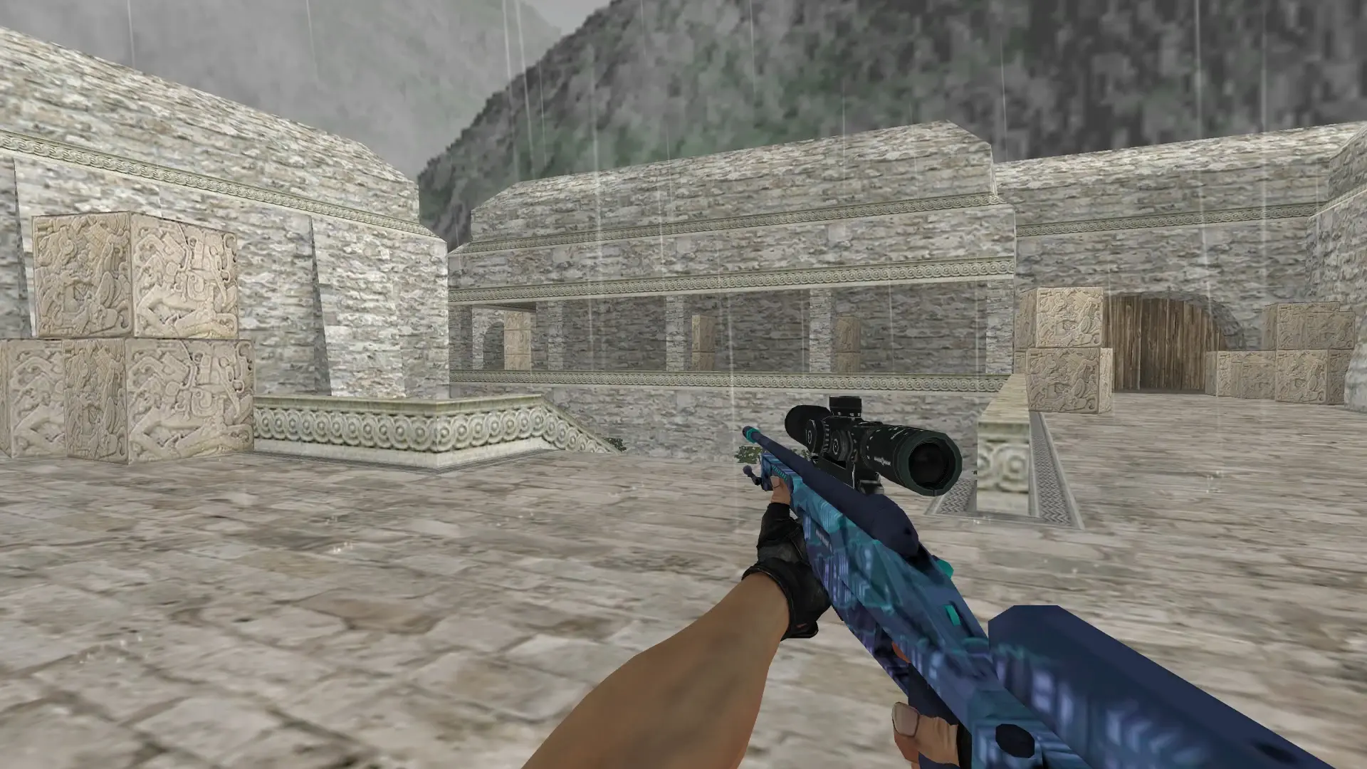Scout — Fracture Case Pack — de_aztec (first person)