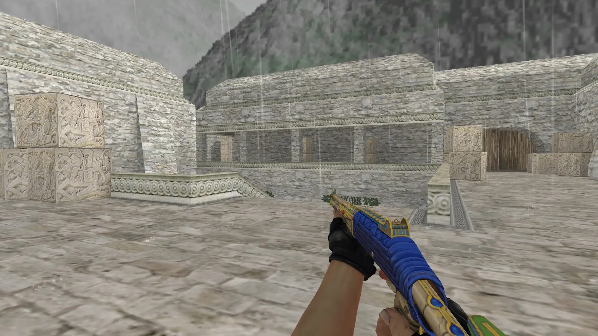 XM1014. Entombed — Fracture Case Pack — de_aztec (first person)