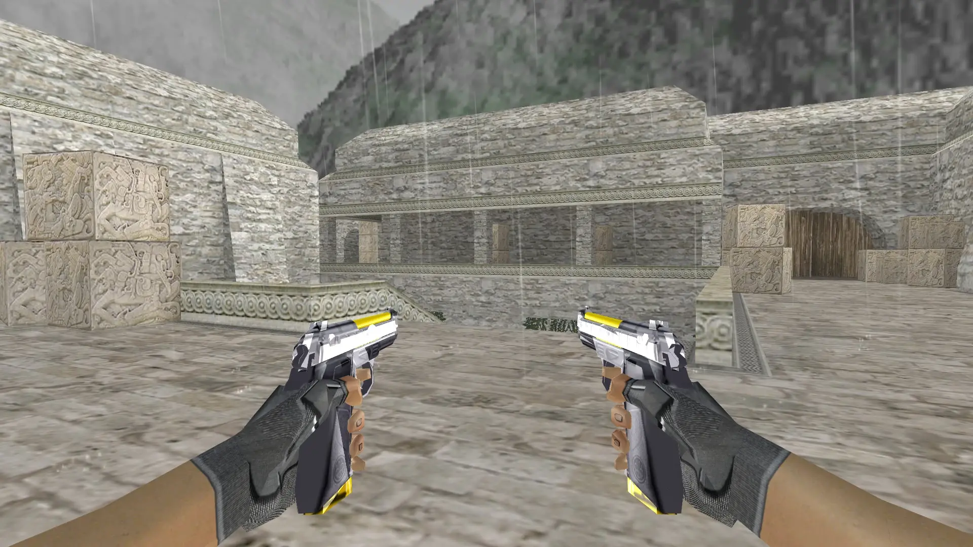 Dual Berettas — Freen's Case Pack — de_aztec (first person)