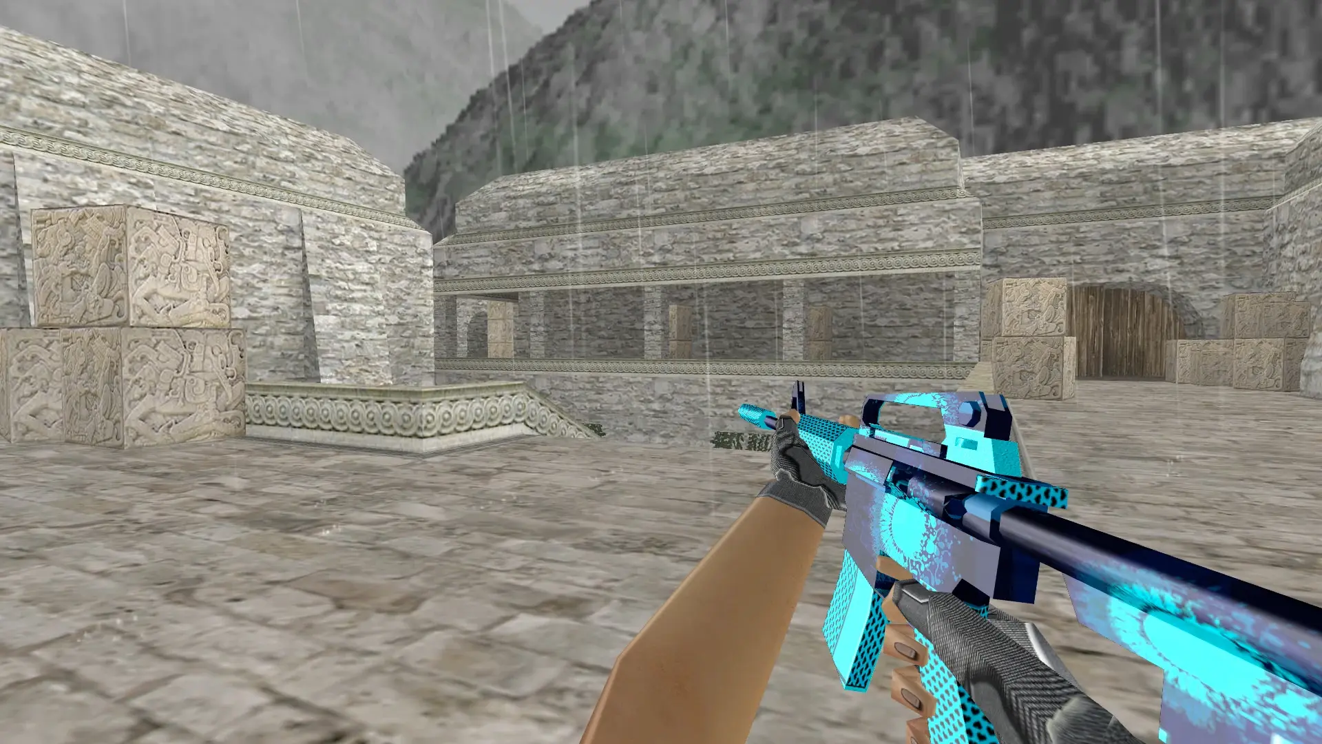 M4A1 — Freen's Case Pack — de_aztec (first person)