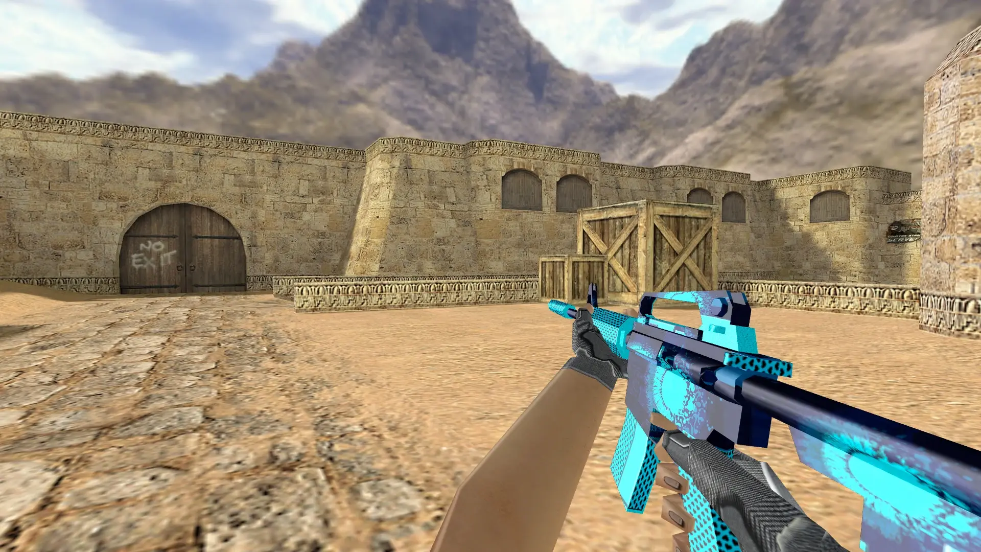 M4A1 — Freen's Case Pack — de_dust2 (first person)