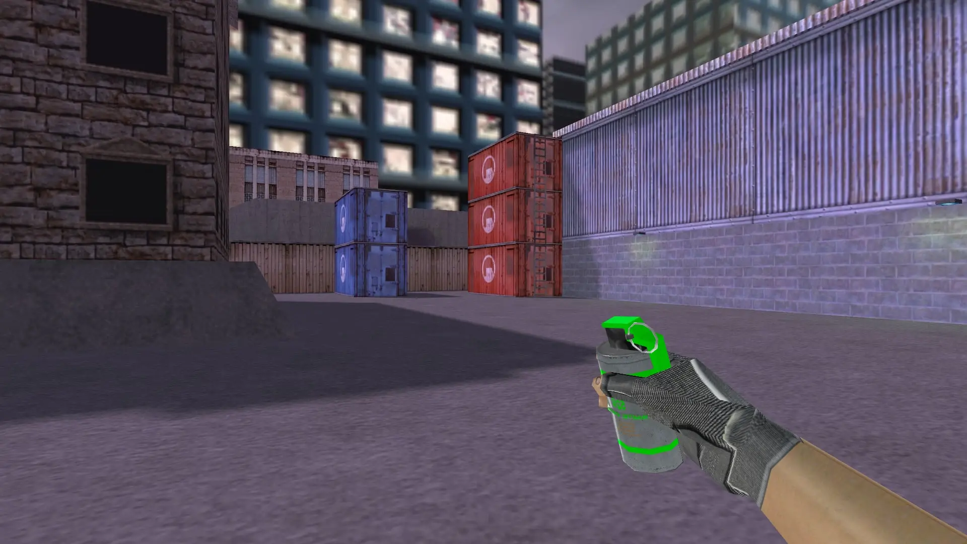 Smoke Grenade — Freen's Case Pack — cs_assault (first person)