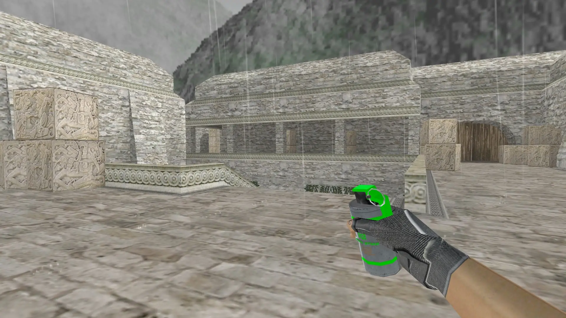 Smoke Grenade — Freen's Case Pack — de_aztec (first person)