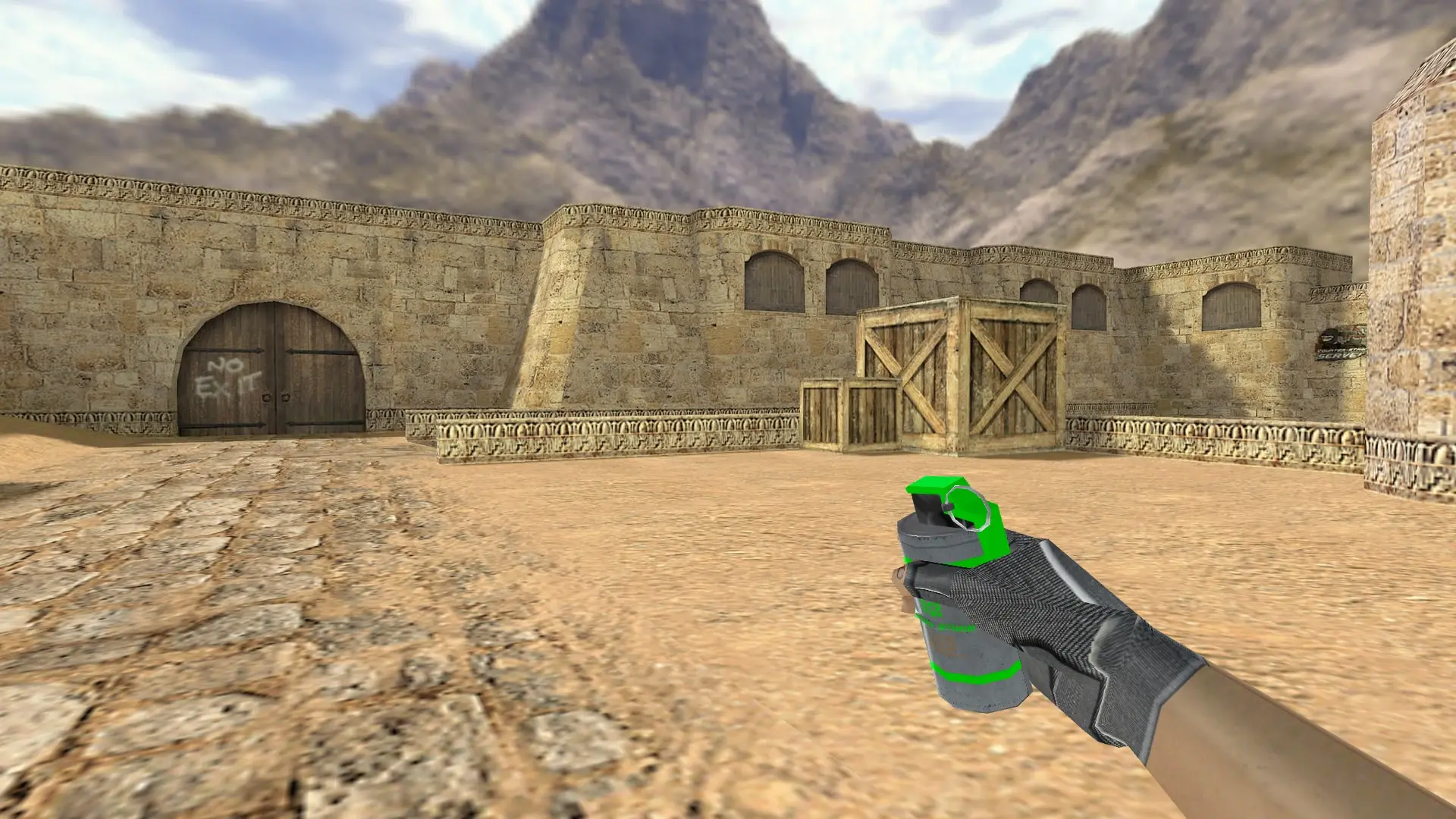 Smoke Grenade — Freen's Case Pack — de_dust2 (first person)