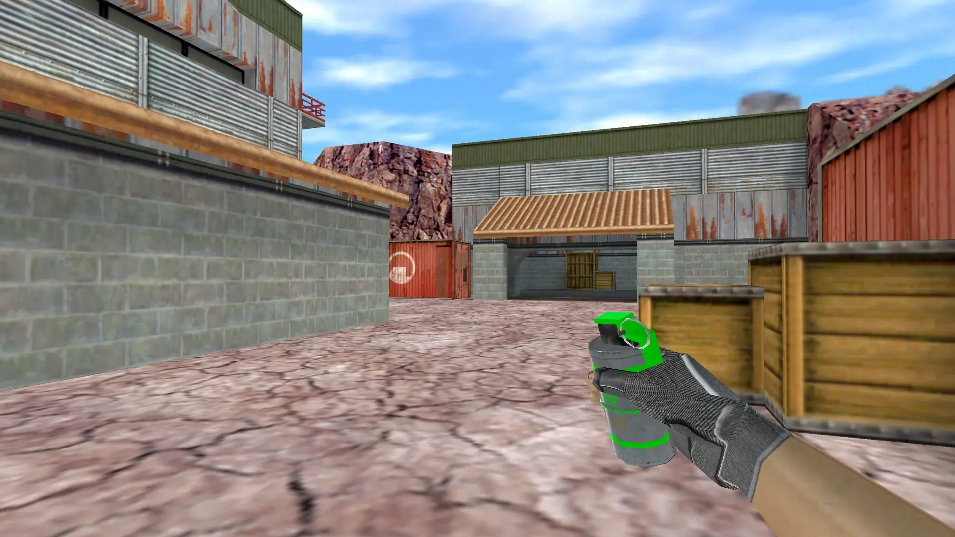 Smoke Grenade — Freen's Case Pack — de_nuke (first person)