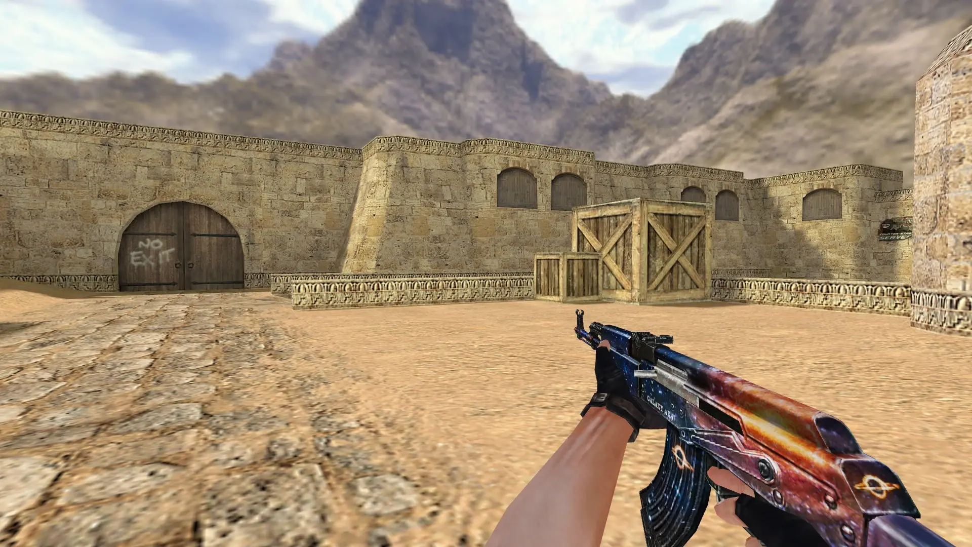 AK-47 — Galaxy Weapon Set — de_dust2 (first person)