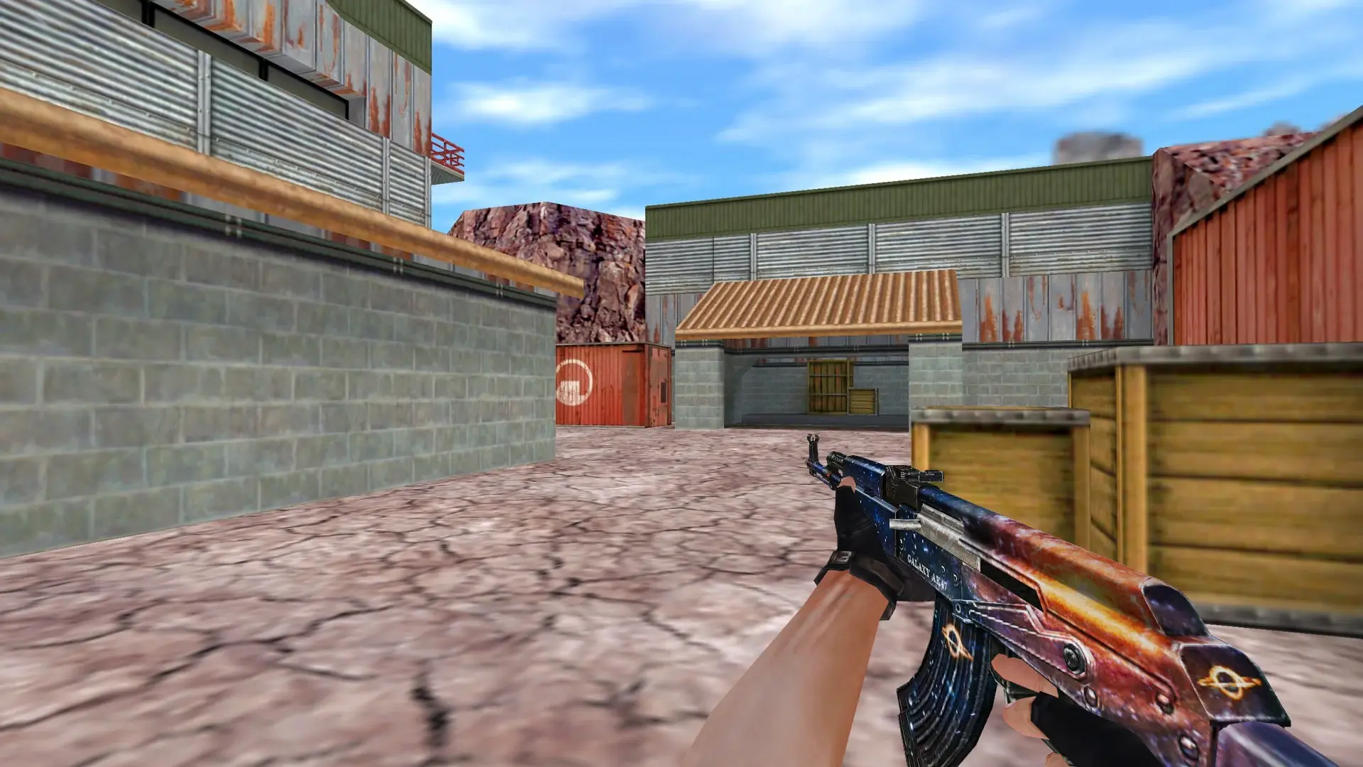 AK-47 — Galaxy Weapon Set — de_nuke (first person)