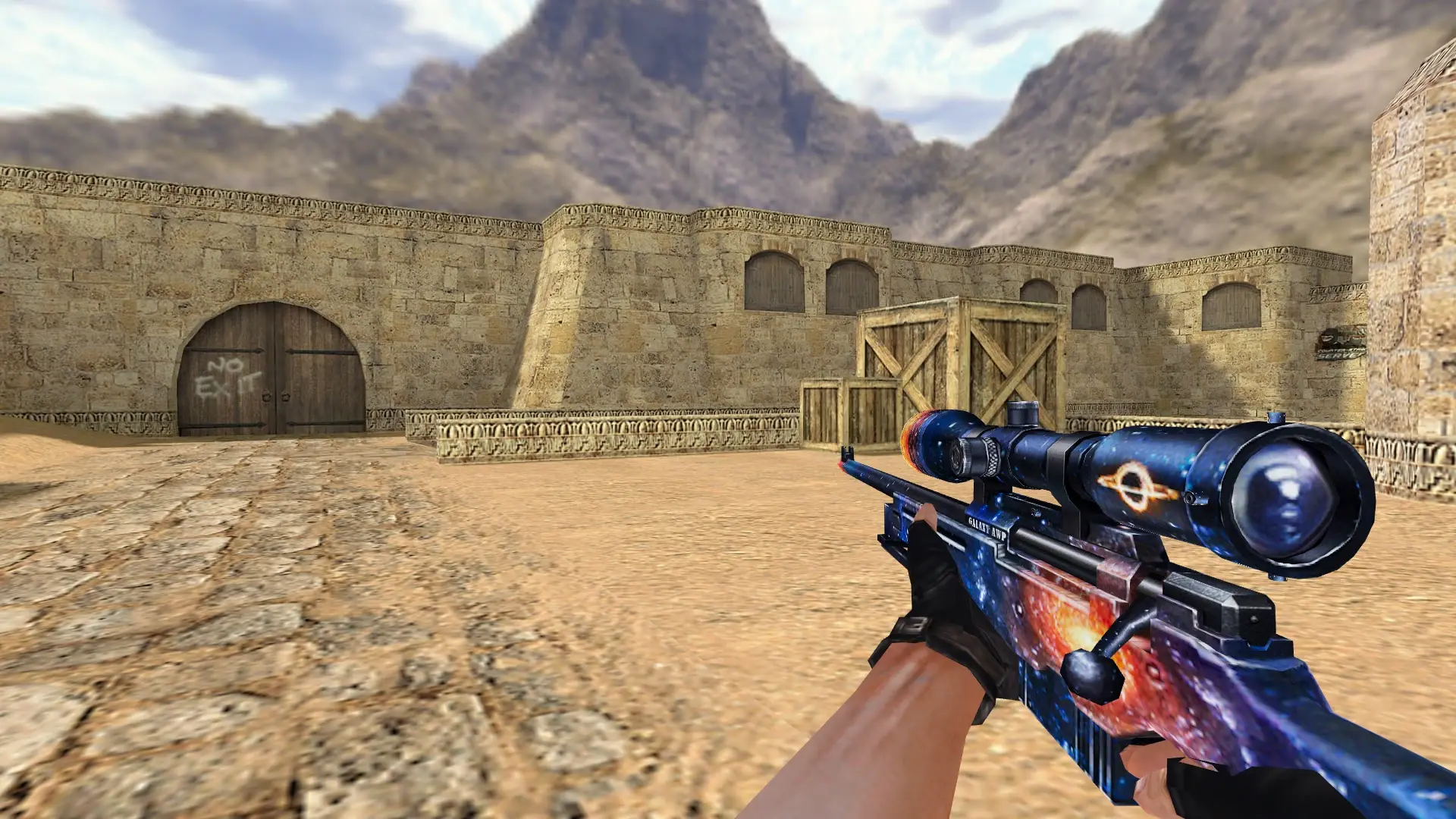 AWP — Galaxy Weapon Set — de_dust2 (first person)