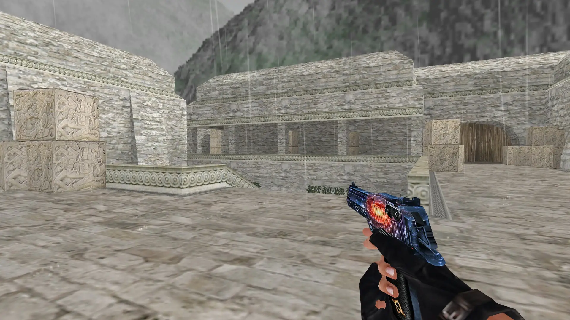 Desert Eagle — Galaxy Weapon Set — de_aztec (first person)
