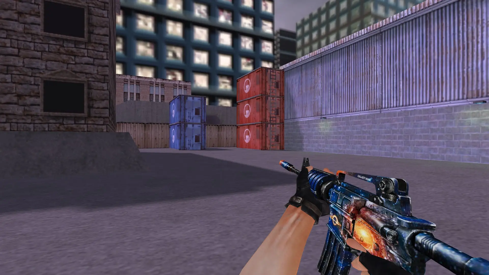 M4A1 — Galaxy Weapon Set — cs_assault (first person)