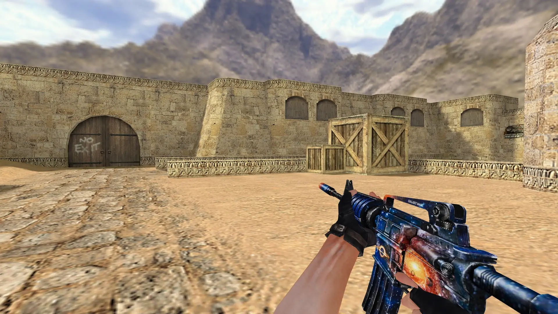 M4A1 — Galaxy Weapon Set — de_dust2 (first person)