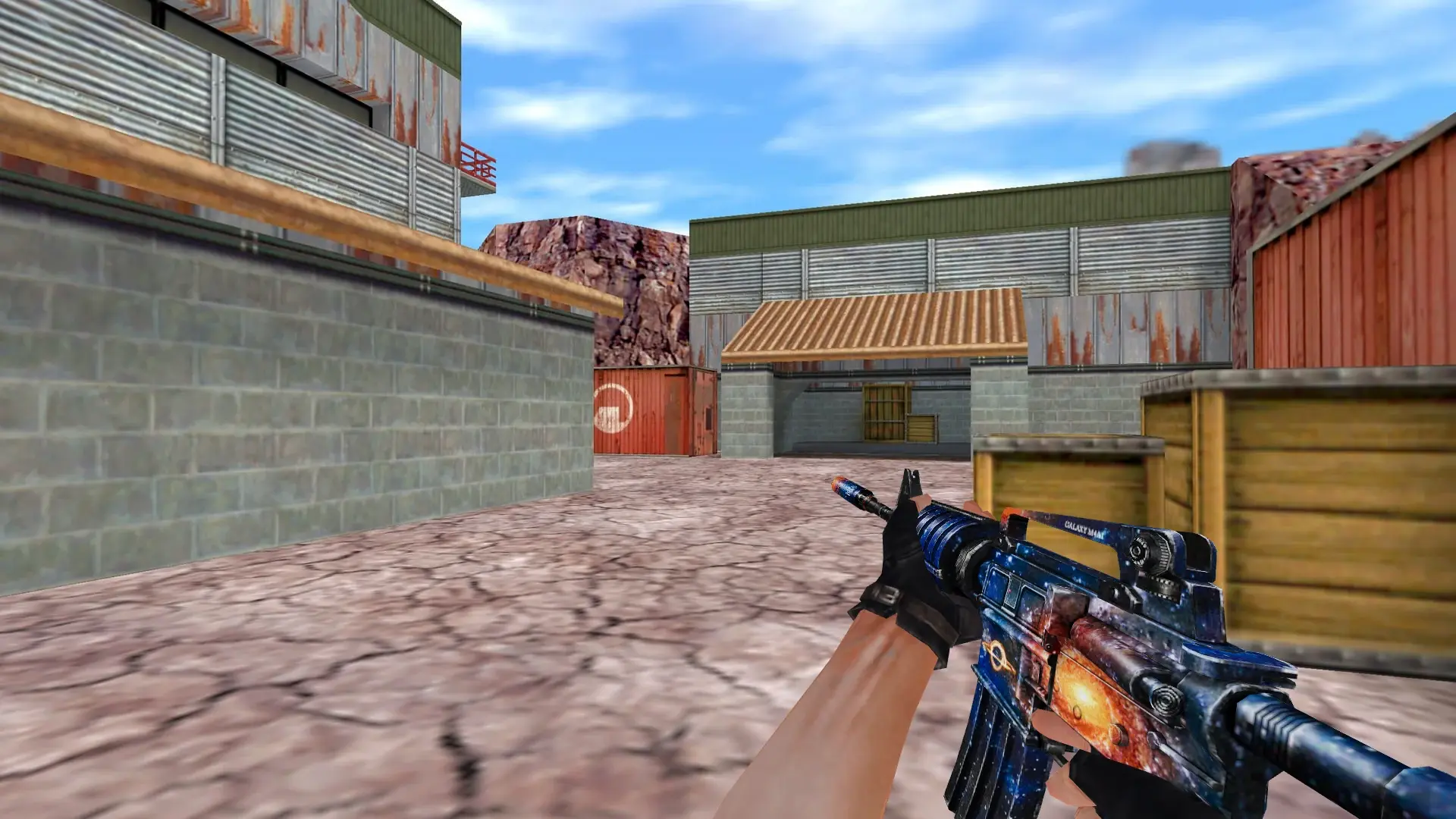 M4A1 — Galaxy Weapon Set — de_nuke (first person)