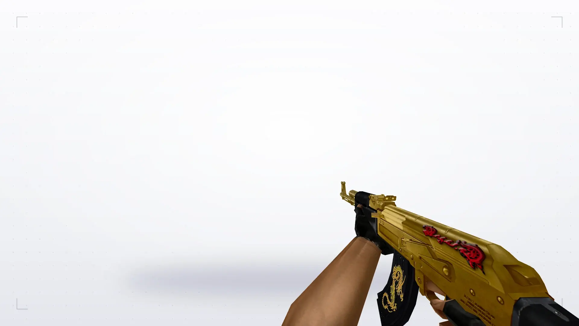 AK-47 — Gold Dragon Pack — first person