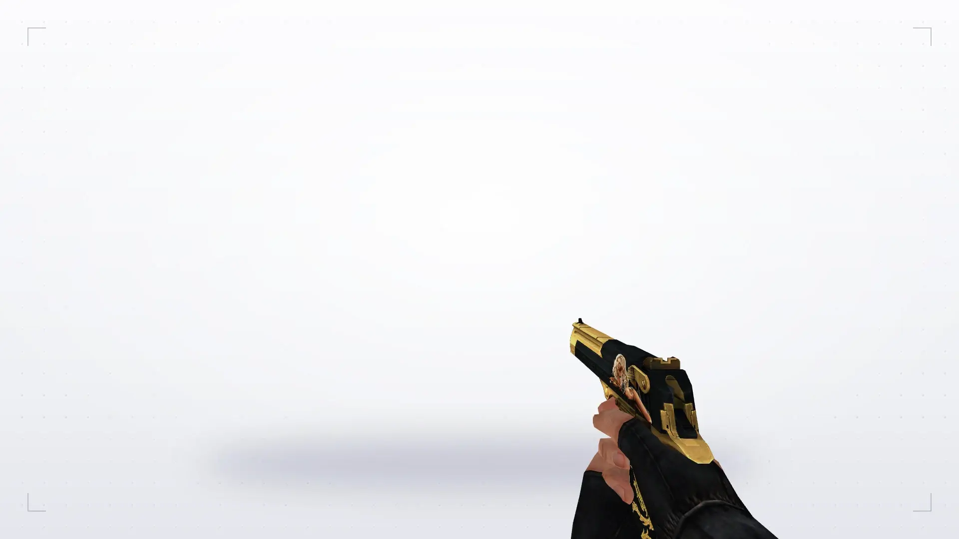 Desert Eagle — Gold Dragon Pack — first person