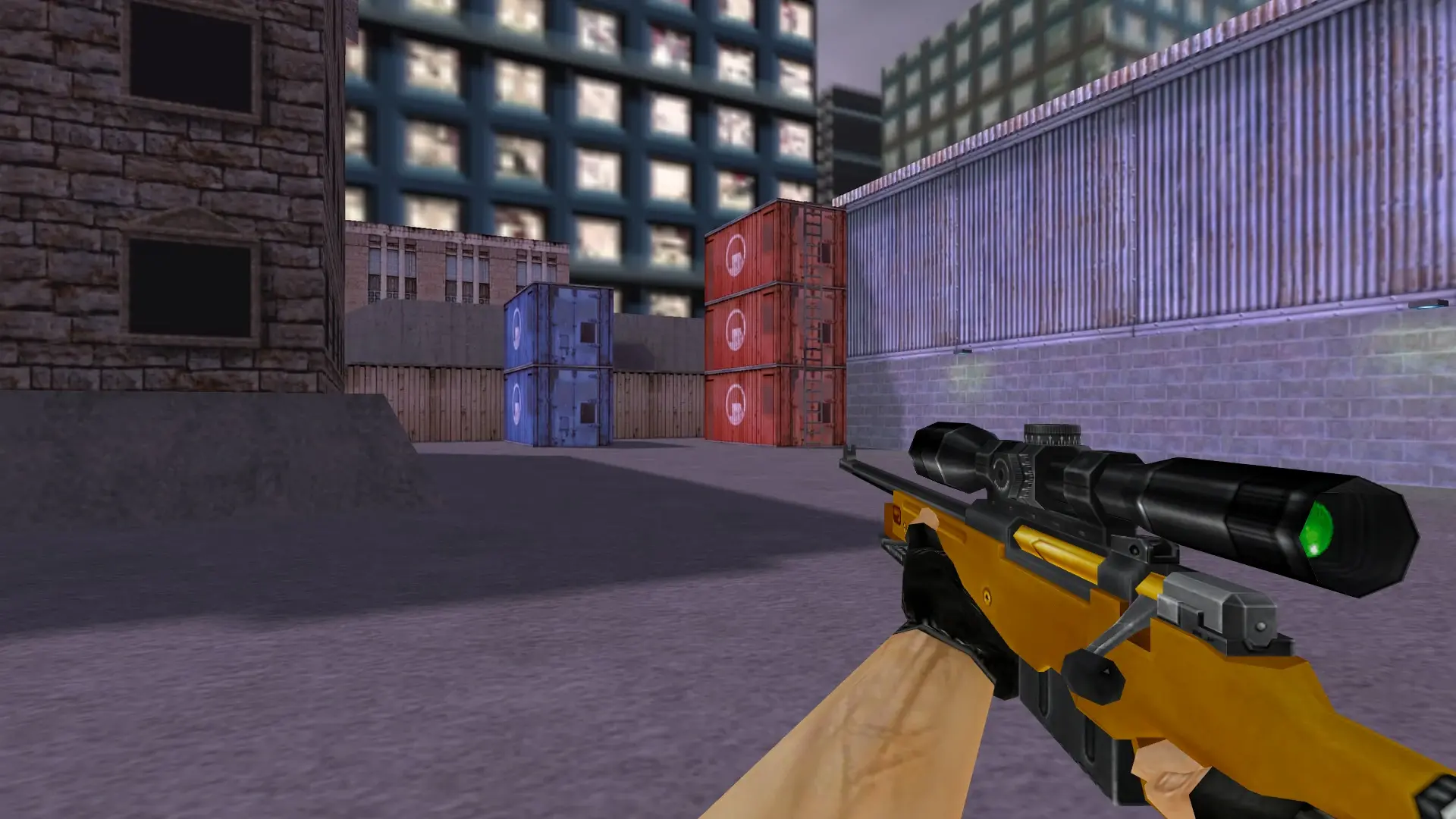 AWP — Gold Weapons Pack V3 — cs_assault (first person)