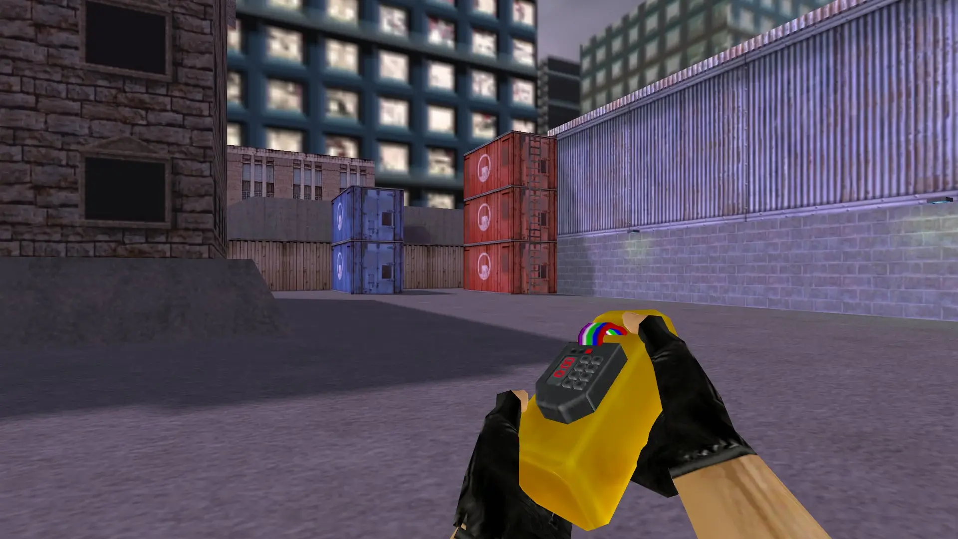 C4 — Gold Weapons Pack V3 — cs_assault (first person)