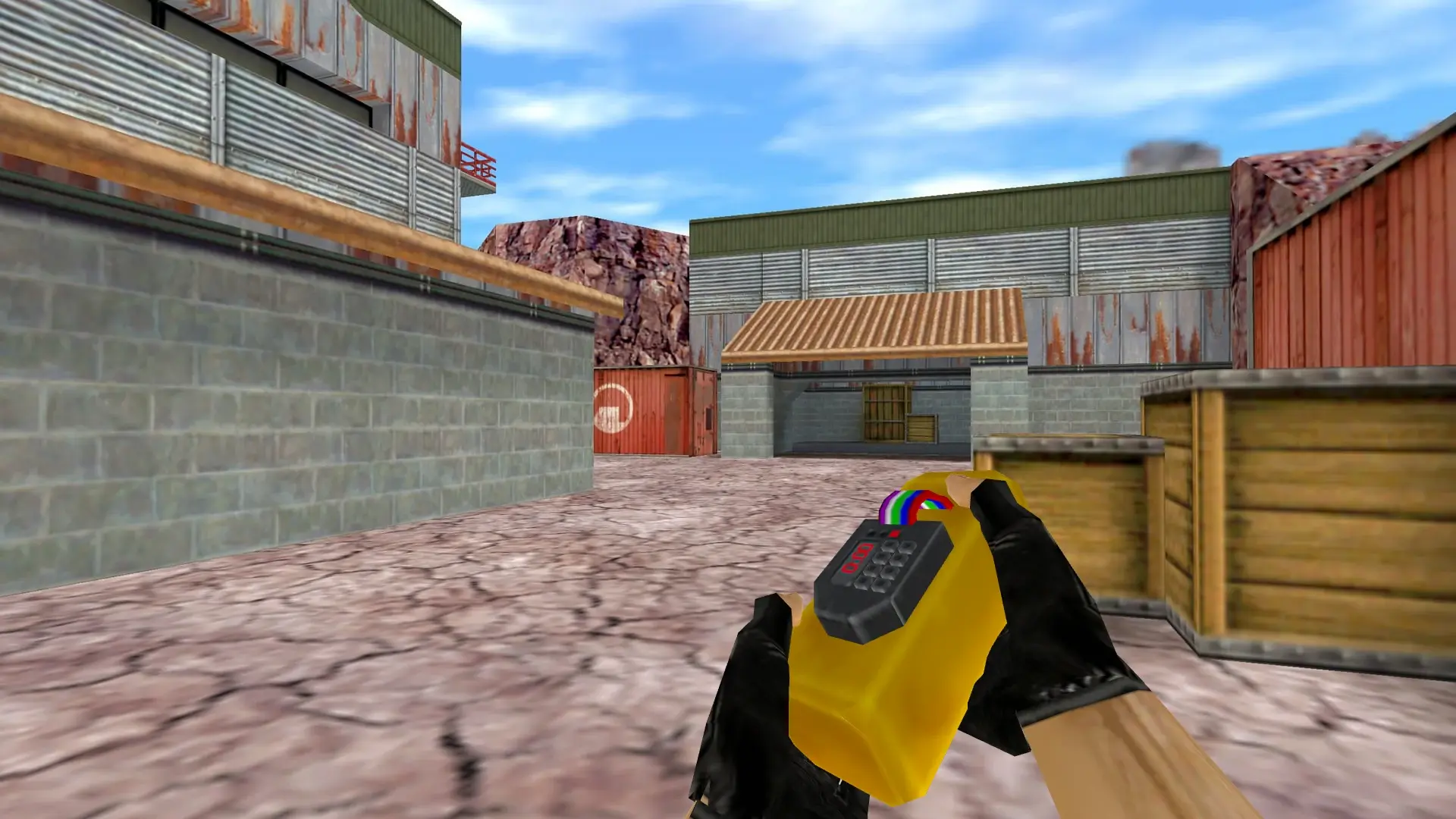 C4 — Gold Weapons Pack V3 — de_nuke (first person)