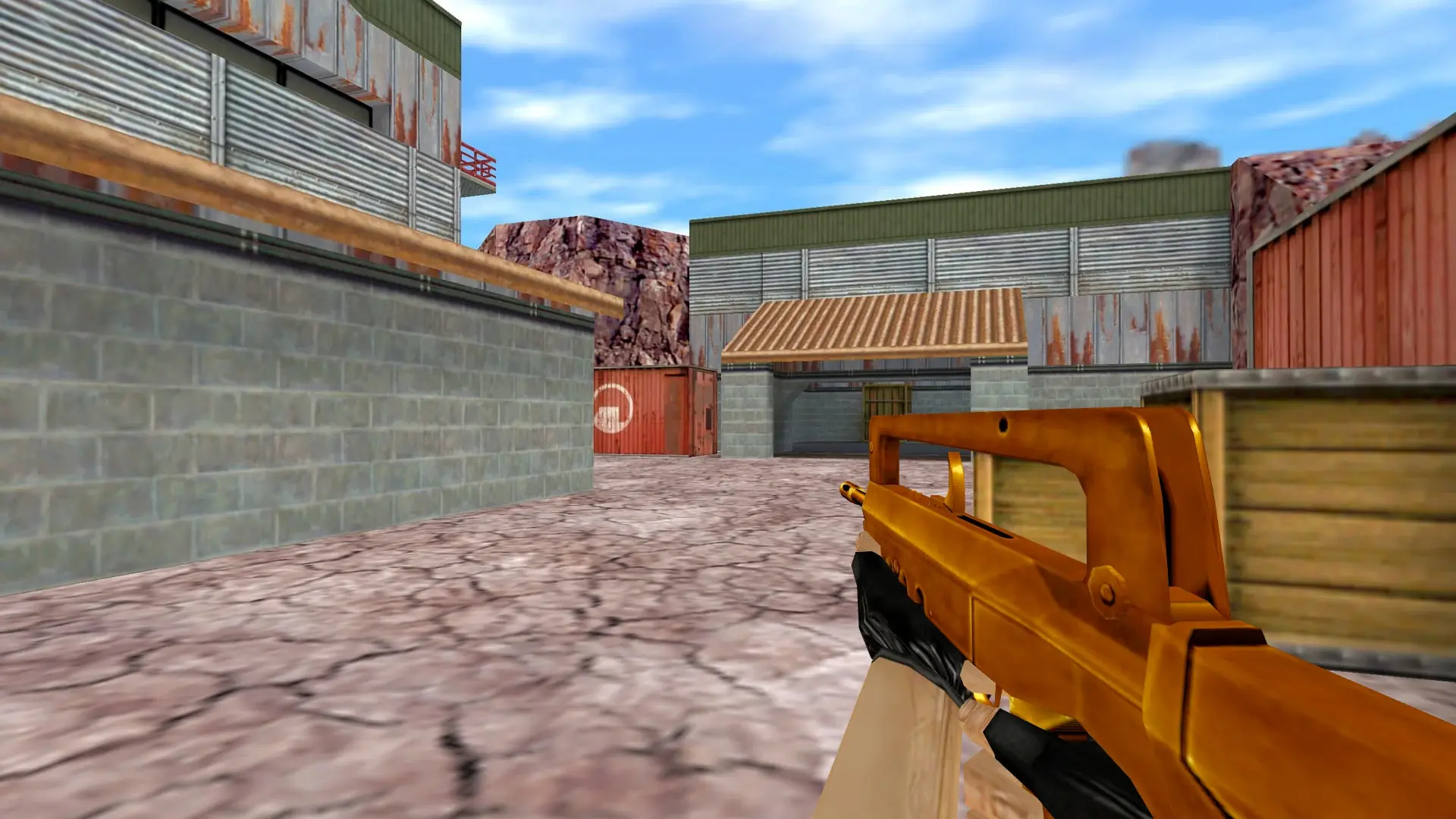 FAMAS — Gold Weapons Pack V3 — de_nuke (first person)